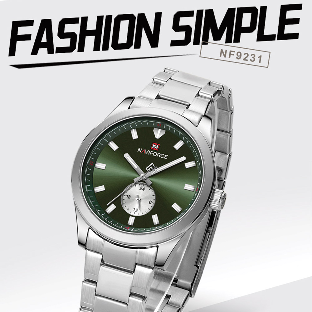 ساعت مردانه ناویفورس nf931 new edition green - تصویر 3